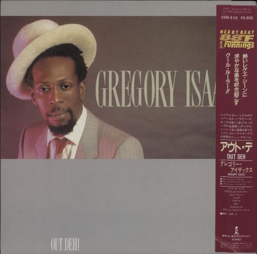 Gregory Isaacs Out Deh! vinyl LP album (LP record) Japanese GRGLPOU674623