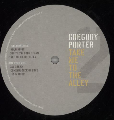 Gregory Porter Take Me To The Alley 2-LP vinyl record set (Double LP Album) Dutch GZH2LTA679174