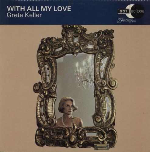 Greta Keller With All My Love vinyl LP album (LP record) UK 2UGLPWI762035