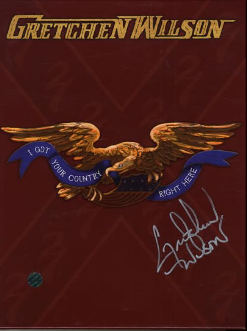 Gretchen Wilson I Got Your Country Right Here - Autographed CD Album Box Set US GAKDXIG541174