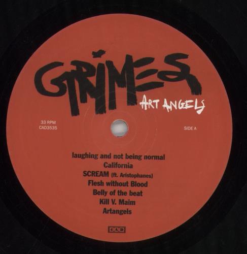 Grimes Art Angels vinyl LP album (LP record) UK QRVLPAR729340