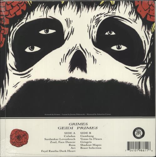 Grimes Geidi Primes - Sealed vinyl LP album (LP record) Canadian QRVLPGE843058