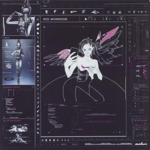 Grimes Miss Anthropocene vinyl LP album (LP record) UK QRVLPMI865727