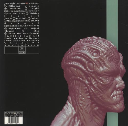 Grimes Visions vinyl LP album (LP record) UK QRVLPVI690909