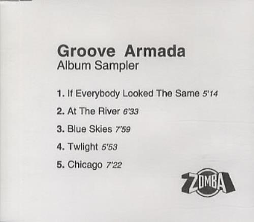 Groove Armada Album Sampler CD-R acetate UK GVMCRAL143623