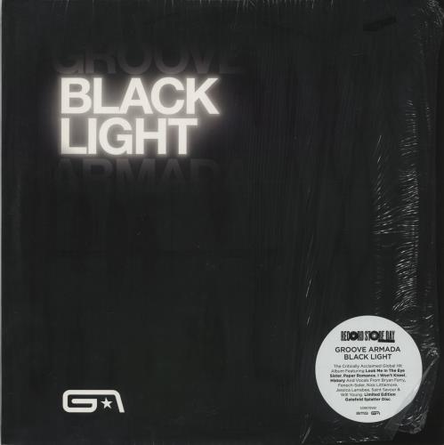 Groove Armada Black Light - Black W/ White Splatter Vinyl - RSD23 2-LP vinyl record set (Double LP Album) UK GVM2LBL876674