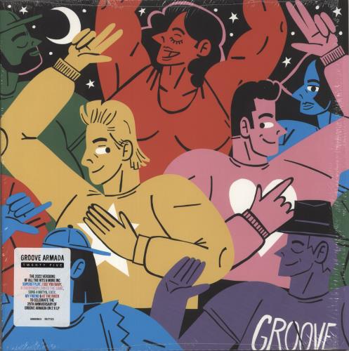 Groove Armada GA25 - 25th Anniversary Edition - Autographed Print 2-LP vinyl record set (Double LP Album) UK GVM2LGA878097