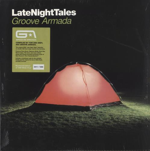 Groove Armada Late Night Tales - 180 Gram White Vinyl 2-LP vinyl record set (Double LP Album) UK GVM2LLA872741