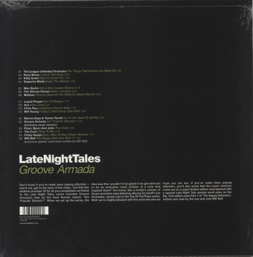 Groove Armada Late Night Tales - 180 Gram White Vinyl 2-LP vinyl record set (Double LP Album) UK GVM2LLA872741