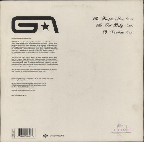 Groove Armada Purple Haze 12" vinyl single (12 inch record / Maxi-single) UK GVM12PU225294
