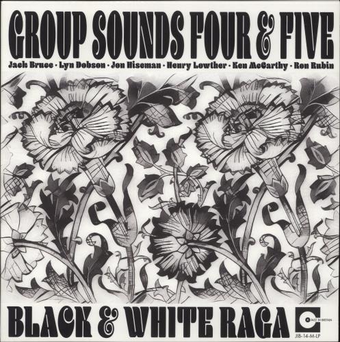 Group Sounds Four & Five Black & White Raga vinyl LP album (LP record) UK 993LPBL875821