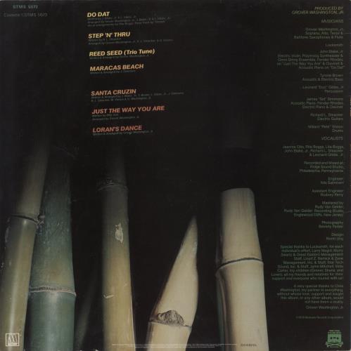 Grover Washington Reed Seed vinyl LP album (LP record) UK GWJLPRE404919