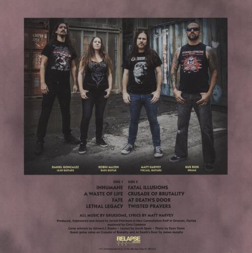 Gruesome Twisted Prayers - Blue Vinyl vinyl LP album (LP record) US 8RWLPTW845302