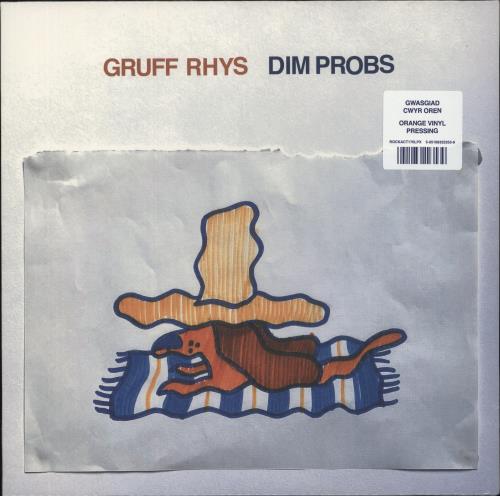 Gruff Rhys Dim Probs - Orange Vinyl - Sealed vinyl LP album (LP record) UK GUFLPDI876780