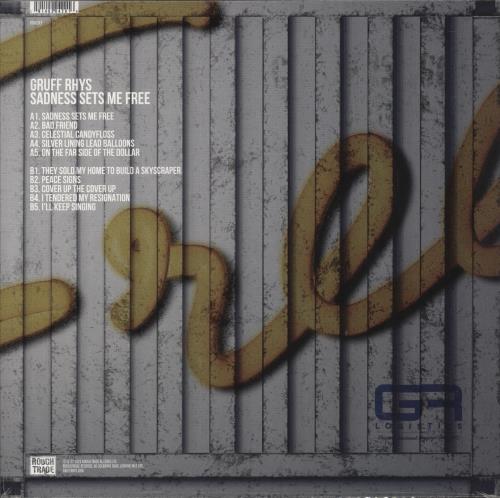 Gruff Rhys Sadness Sets Me Free - Sealed vinyl LP album (LP record) UK GUFLPSA876060