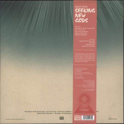 Gruff Rhys Seeking New Gods - Green Vinyl vinyl LP album (LP record) UK GUFLPSE871093