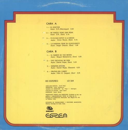 Grupo Monumental Grupo Monumental vinyl LP album (LP record) Cuban 1V6LPGR747119