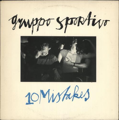 Gruppo Sportivo 10 Mistakes + Insert vinyl LP album (LP record) UK GRVLPMI743213