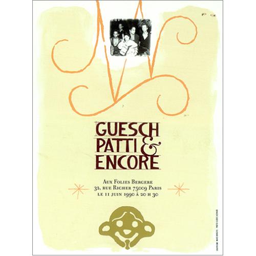 Guesch Patti Concert Ticket Stubb concert ticket Dutch GUSTICO413990