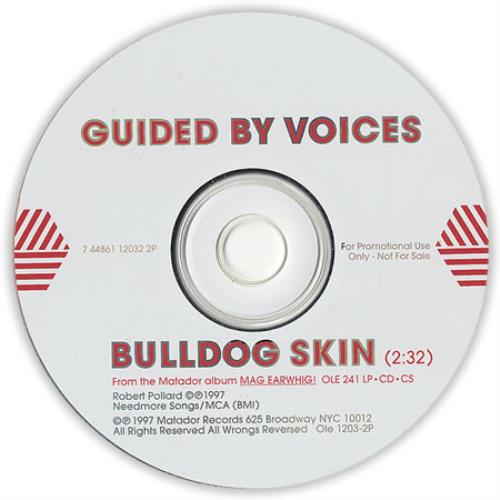 Guided By Voices Bulldog Skin CD single (CD5 / 5") US GBVC5BU412422