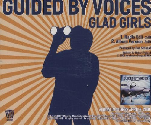 Guided By Voices Glad Girls CD single (CD5 / 5") US GBVC5GL255410