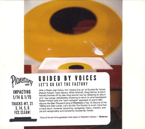 Guided By Voices Let's Go Eat The Factory CD album (CDLP) US GBVCDLE557909