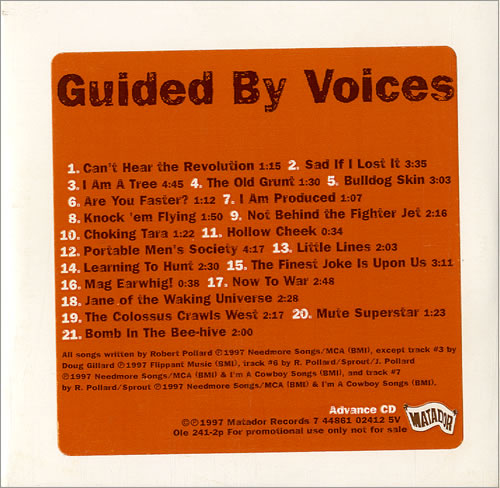 Guided By Voices Mag Earwhig! CD album (CDLP) US GBVCDMA464607