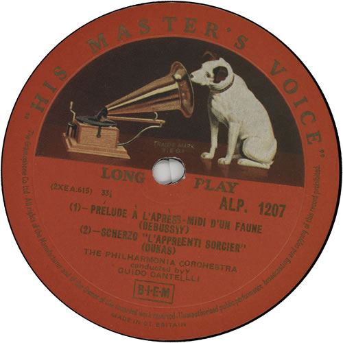 Guido Cantelli Conducting The Philharmonia Orchestra vinyl LP album (LP record) UK GXKLPCO595932