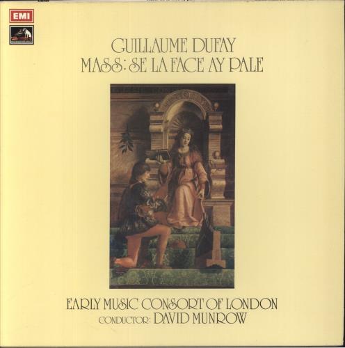 Guillaume Dufay Mass: Se La Face Ay Pale vinyl LP album (LP record) UK GVJLPMA859777