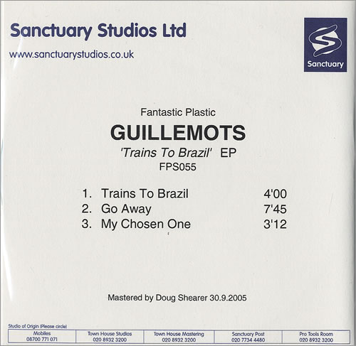 Guillemots Trains To Brazil EP CD-R acetate UK GBQCRTR479155