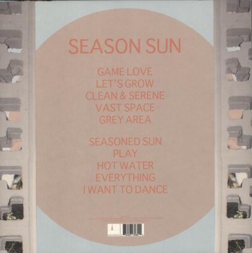 Gulp Season Sun - Blue Vinyl - Autographed vinyl LP album (LP record) UK 378LPSE874095