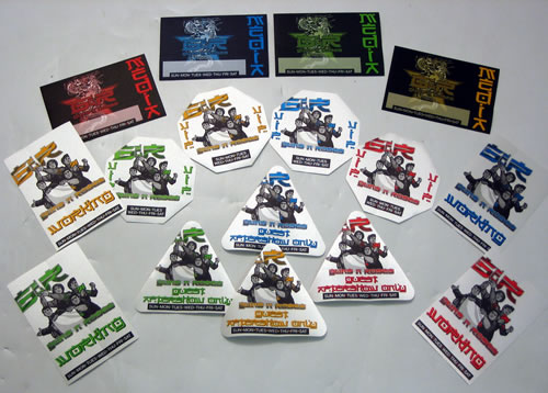 Guns N Roses 2002 Tour Passes - 18 tour pass US GNRTPTO430009