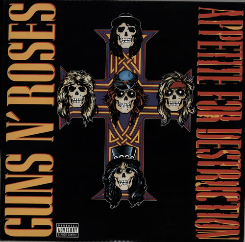 Guns N Roses Appetite For Destruction - 180gm vinyl LP album (LP record) UK GNRLPAP579593