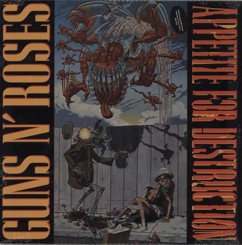 Guns N Roses Appetite For Destruction - Banned Sleeve - Sealed vinyl LP album (LP record) US GNRLPAP350544