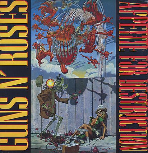 Guns N Roses Appetite For Destruction - Robot Slv vinyl LP album (LP record) Brazilian GNRLPAP232171