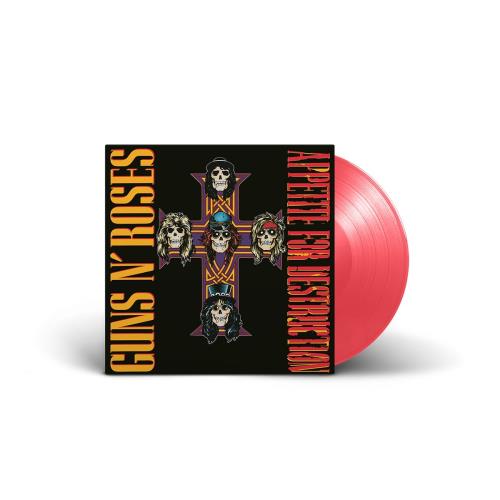 Guns N Roses Appetite For Destruction - Translucent Red Vinyl - Sealed vinyl LP album (LP record) UK GNRLPAP880102