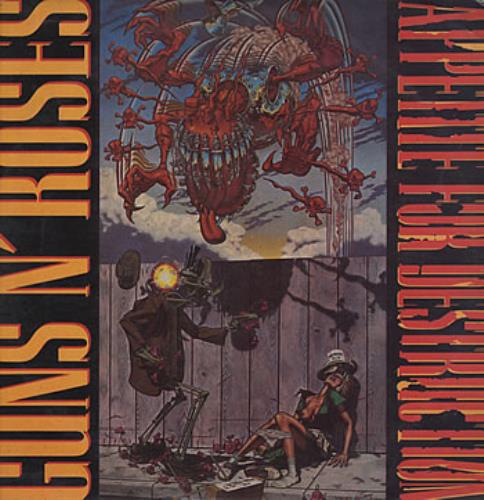 Guns N Roses Appetite For Destruction vinyl LP album (LP record) Colombian GNRLPAP307531