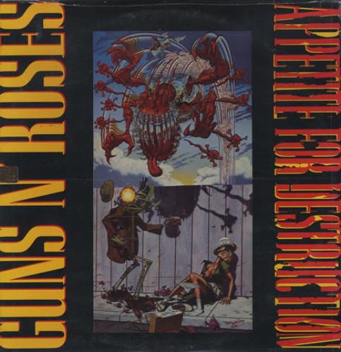 Guns N Roses Appetite For Destruction vinyl LP album (LP record) Venezuelan GNRLPAP370416
