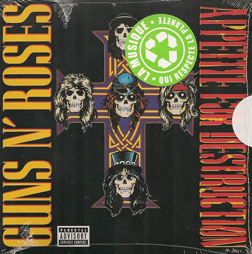 Guns N Roses Appetite For Destruction CD album (CDLP) French GNRCDAP488833