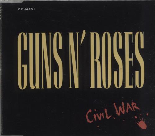 Guns N Roses Civil War CD single (CD5 / 5") German GNRC5CI15278