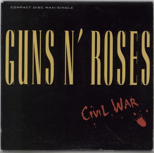 Guns N Roses Civil War CD single (CD5 / 5") Australian GNRC5CI19917