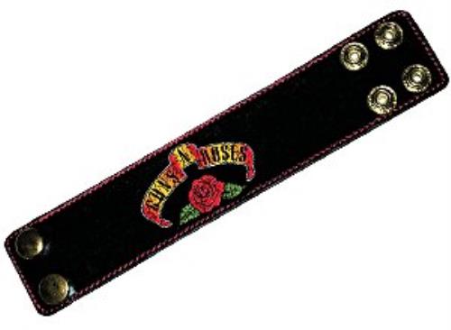 Guns N Roses Embossed Logo Wristband memorabilia UK GNRMMEM355703