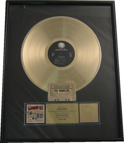 Guns N Roses G N' R Lies award disc US GNRAWGN282719