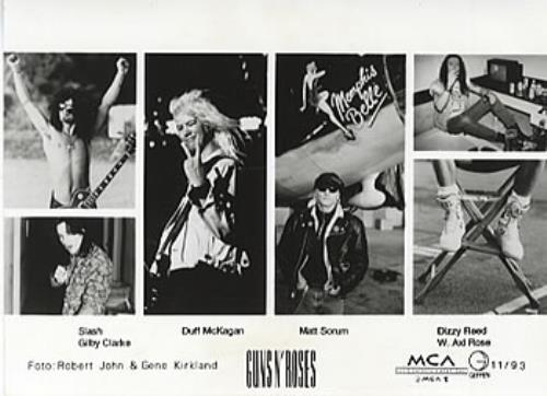 Guns N Roses German Biography media press pack German GNRPPGE313777