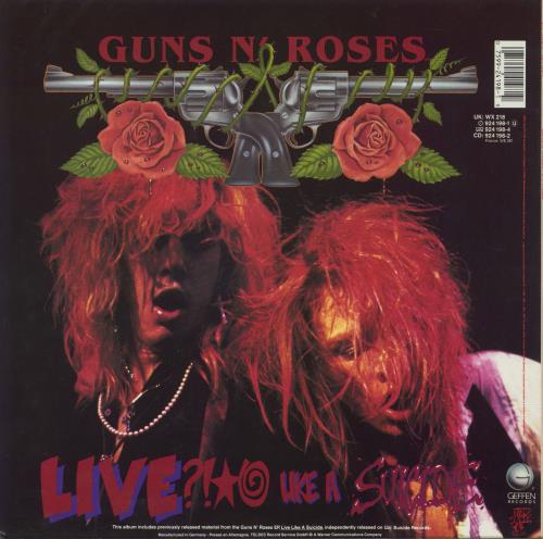 Guns N Roses GN'R Lies vinyl LP album (LP record) UK GNRLPGN819717