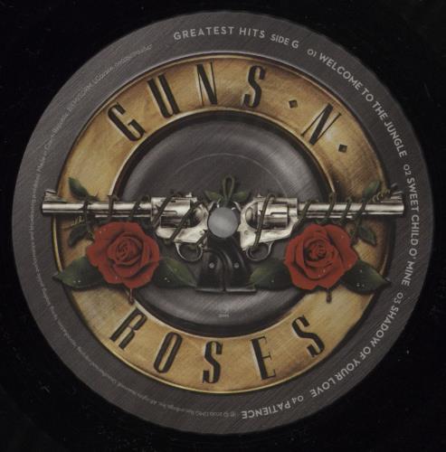 Guns N Roses Greatest Hits - EX 2-LP vinyl record set (Double LP Album) UK GNR2LGR845895