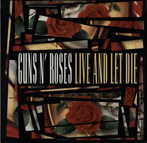 Guns N Roses Live And Let Die 12" vinyl single (12 inch record / Maxi-single) German GNR12LI01908