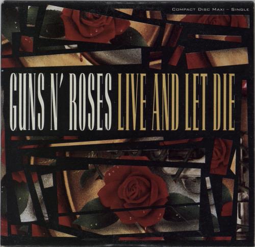 Guns N Roses Live And Let Die CD single (CD5 / 5") Australian GNRC5LI753733