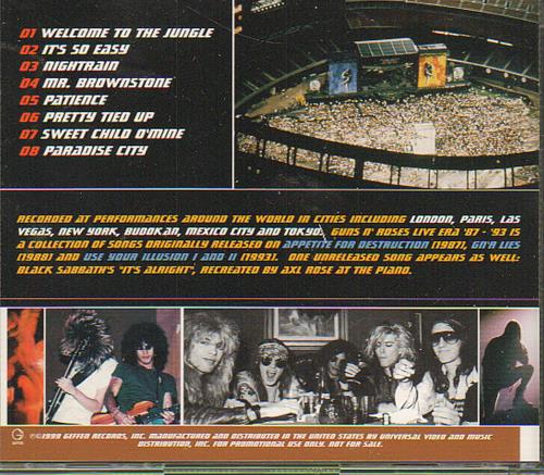 Guns N Roses Live Era '87-'93 CD album (CDLP) US GNRCDLI147112