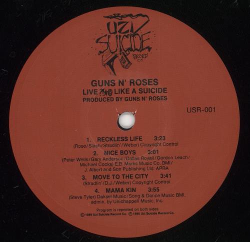 Guns N Roses Live Like A Suicide - Shrink 12" vinyl single (12 inch record / Maxi-single) US GNR12LI683798